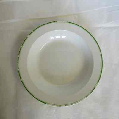 Wedgwood Soup Bowl with Green Trim, set of 16