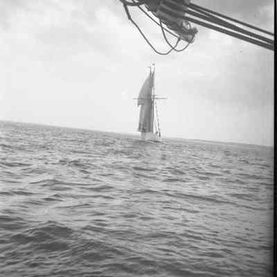 schooner from deck of Odysseus