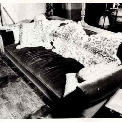 20th c. Velvet Sofa