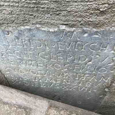 Epitaph of C. Lepidius Eutychus