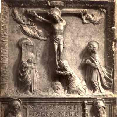 1480 Italian Crucifixion Relief