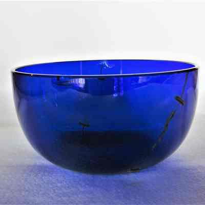 Cobalt Blue Round Bowl