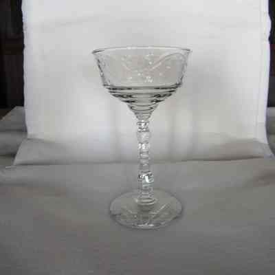 Crystal Long Stem Goblet or sherbet dish
