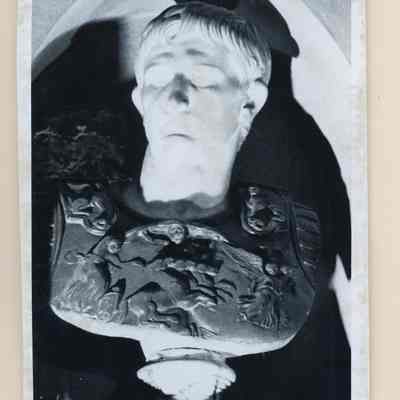 16th c. Marble Bust of Augustus in Armor