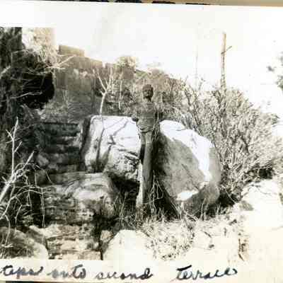AME-DO 1941 ca figurehead in lower terrace