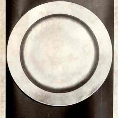 18th c. English Pewter Plate-Charger