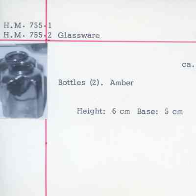 Amber Glass Bottle