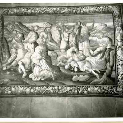 Aubusson Tapestry of Gathering of Manna