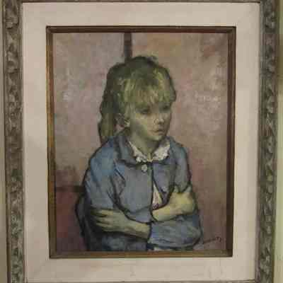 HM-972.6 Child Thinking by Lou Burnett