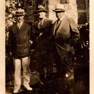 1935 ca unknown man with JHHJr & JHHSr