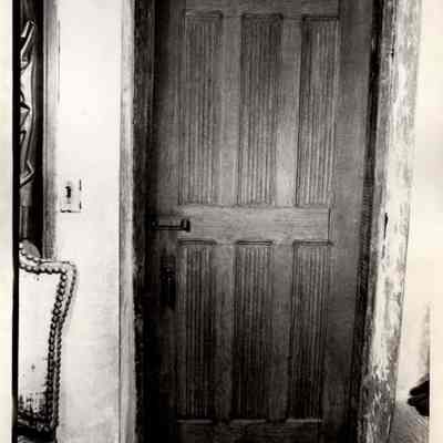 13c French Linenfold 6 Paneled Door