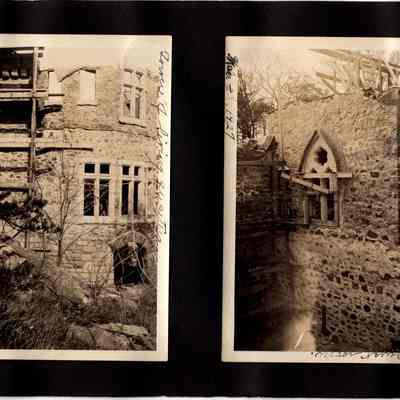 SCRB-1 p(56) 1927-03-28 gothic room window to patio; study, library, bedroom tower