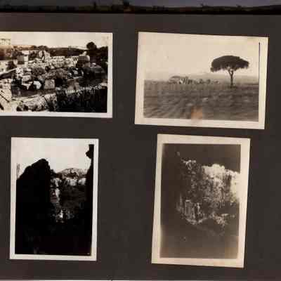 1927 Vacation album, p(12) ruins