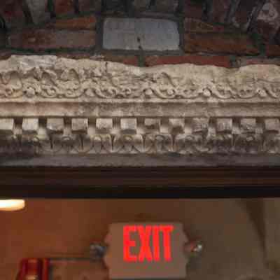 1st c. Italian Carved Marble Lintel with Geometric & Floral Designs