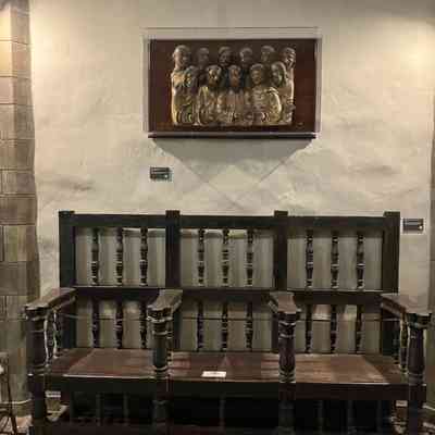 16th c Spanish Monastery Pew (originally 4 seats)