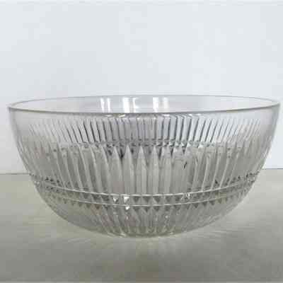 Sunburst Pressed Glass Bowl