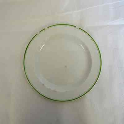 Wedgwood Luncheon Plate with Green Trim