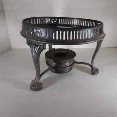 Metal Plate Warmer Stand
