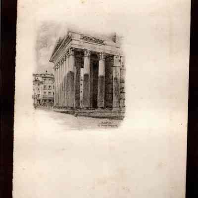 1927 Vacation album, p(41) Piroscafo Rome Pantheon print