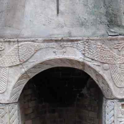 Italian Marble Courtyard Fireplace Top