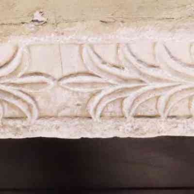 Tympanum, below