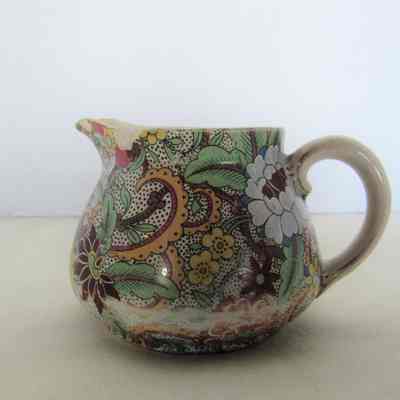English Paisley Chintz Creamer