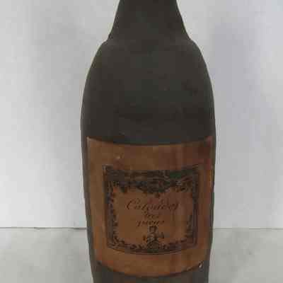 Calvados Tres Vieux Wine Bottle