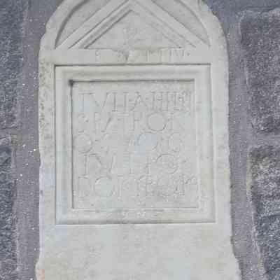 Epitaph of C. Iulius Doryporus (overlook stairs)