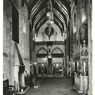 Main Hall at Rose Window end