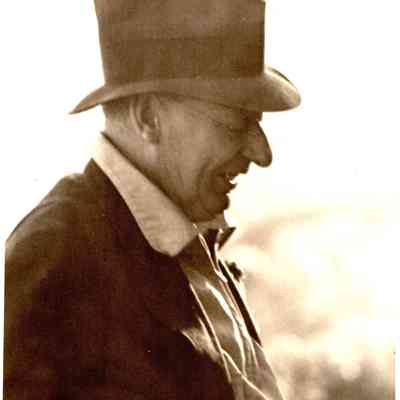 unknown man with hat