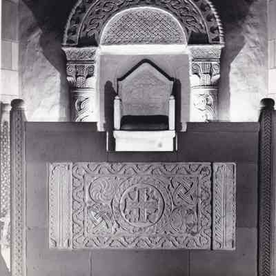 Italian-Byzantine screen relief with Greek Cross, Roman & Italian designs