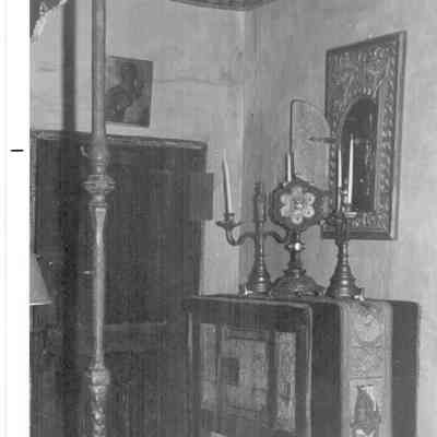 Carved Shrine Cabinet with Double Doors