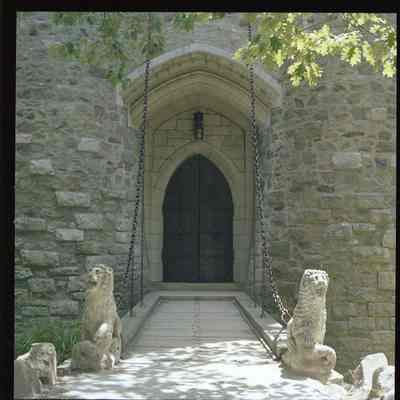 Stone Lions at Drawbridge