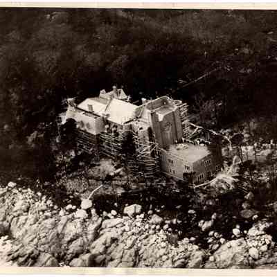 1927-11-29 Castle Construction Aerial (1st public image)