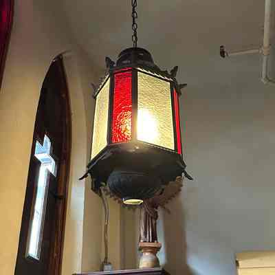 Hanging Brass Lantern