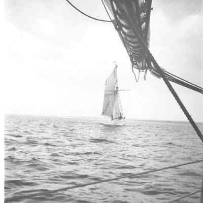 schooner in distance