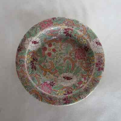 English Paisley Chintz Bowl