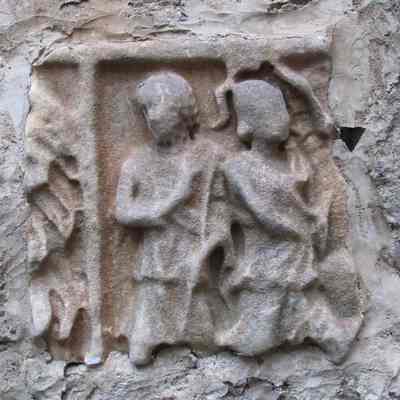Sarcophagus Relief of 2 Hunting Figures
