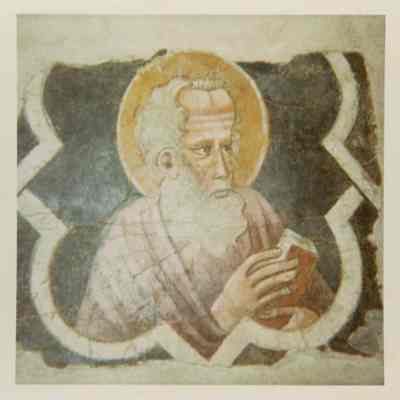 14th c. St Peter Fresco Fragment