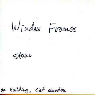 Cat Garden Window Casements