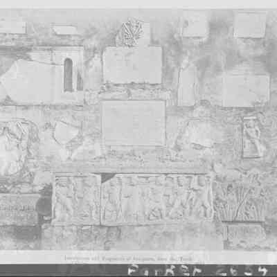 1877 German Archaeological Institute photo archive - Seasons sarcophagus Parker image