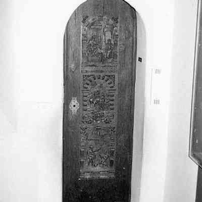Door with Scenes of Esther Story, 17thc