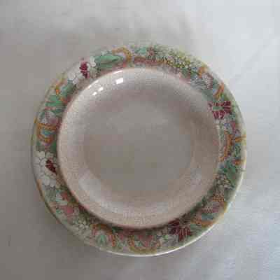 English Paisley Chintz Bowl
