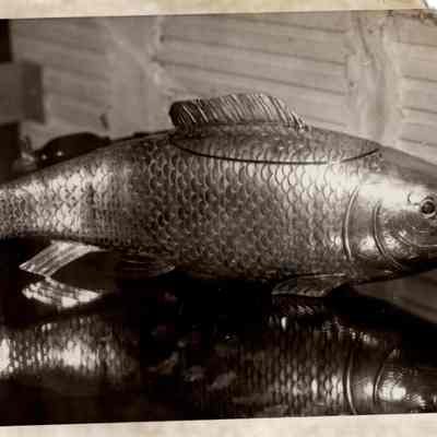 Silver Fish Tureen with Lid