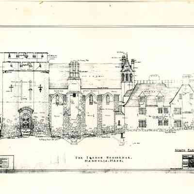 1927-01-31 Allen & Collens street side elevation
