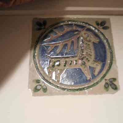 Decorative Tile (outside lower guest bathroom)