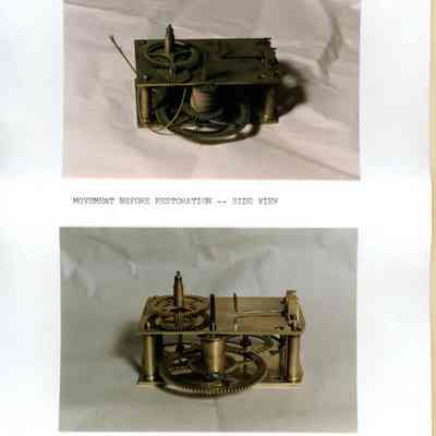 HM52 Willard Banjo Clock 1984-10-20 (restoration repair images) p(3)