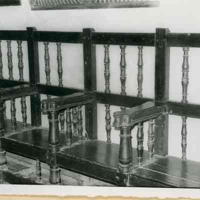 16th c Spanish Monastery Pew (4 seats)