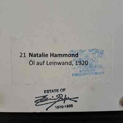 Conn Donation (August 2022), 2022.1.1 'Natalie Hammond' - back labels