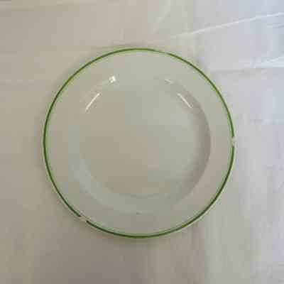 Wedgwood Luncheon Plate with Green Trim, set of 6